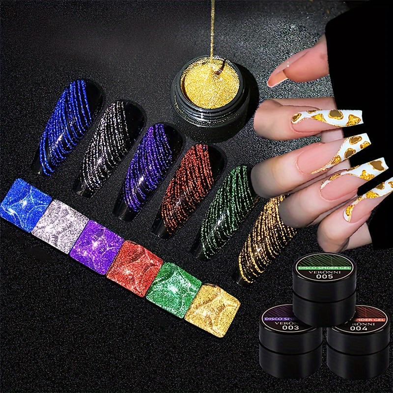 Copolymer Line - Gel de aranha de 6 cores,