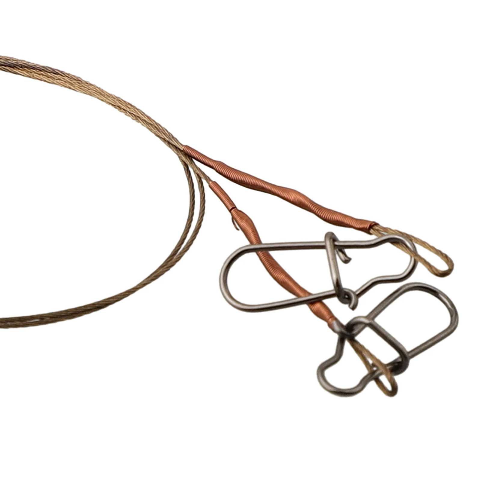 Leader Line - Wire Leader Core Leash com Snap