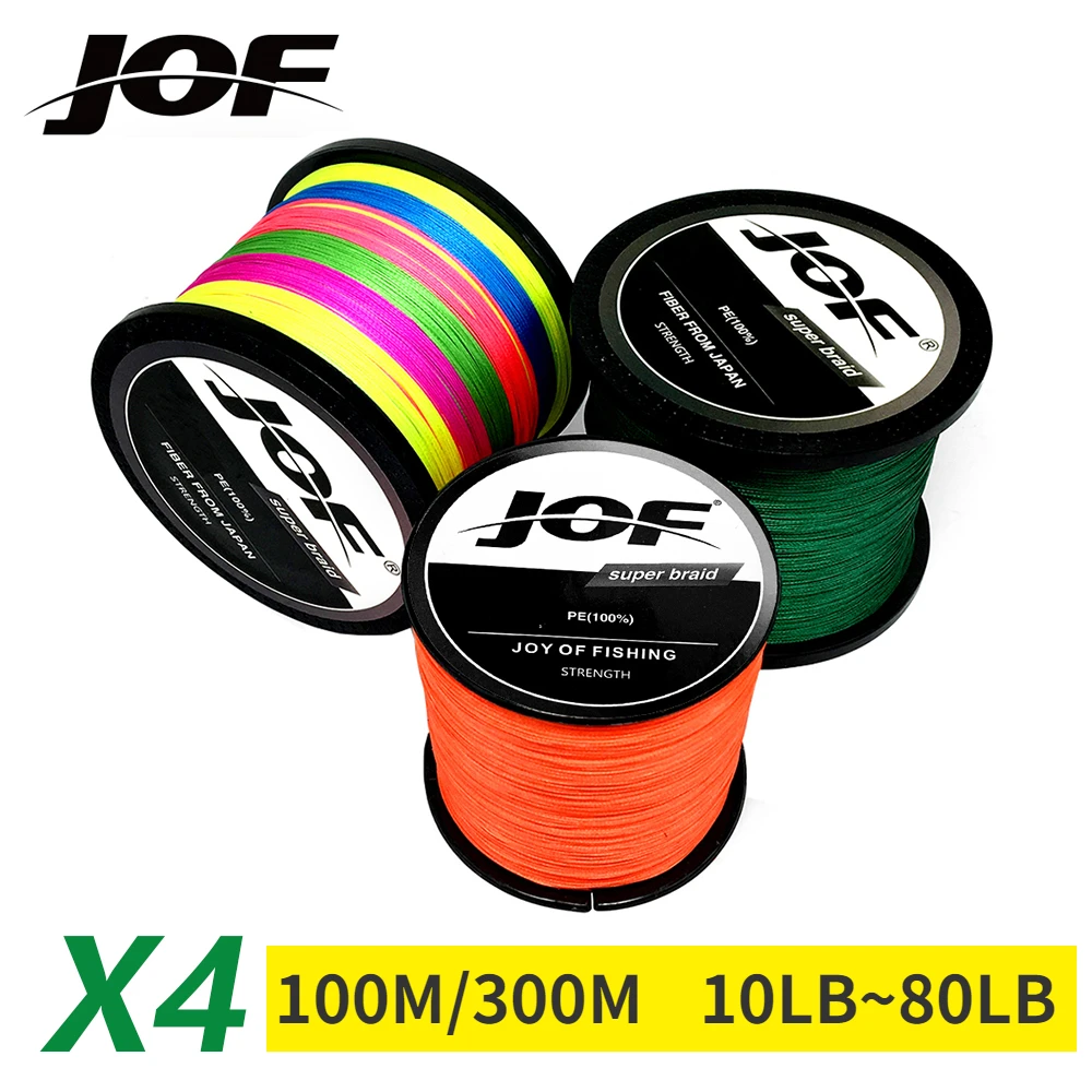 Copolymer Line - JOF-Trançado PE Linha De Pesca, Multifilament