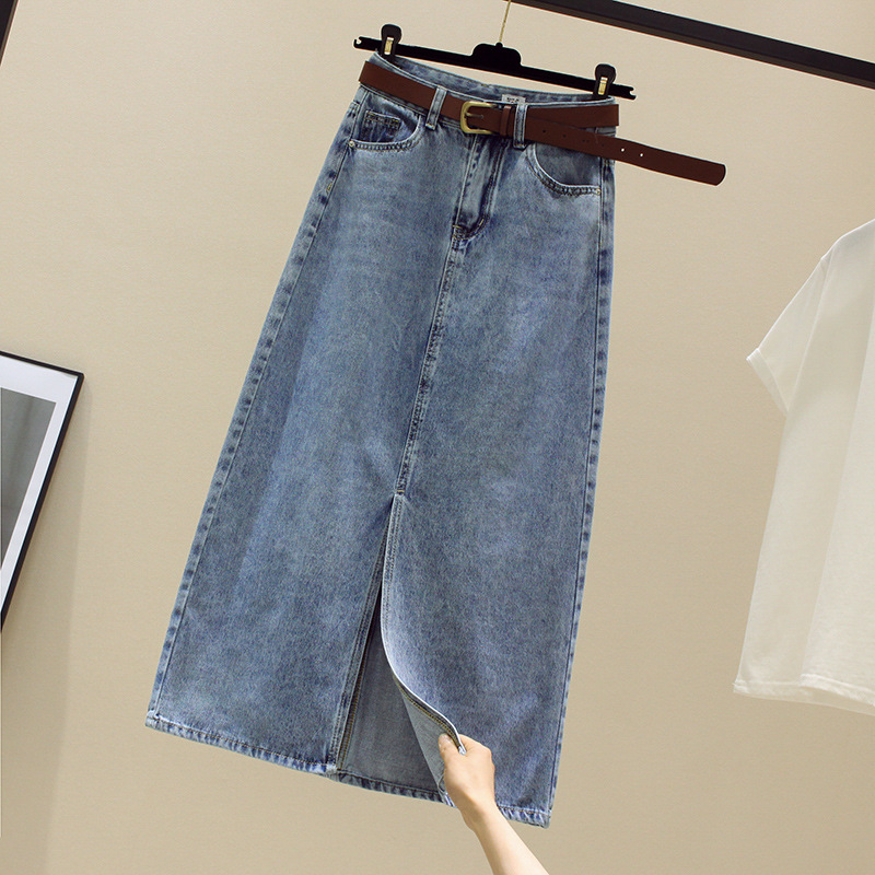 Fly Line - Sexy envoltório nádegas denim saias femininas