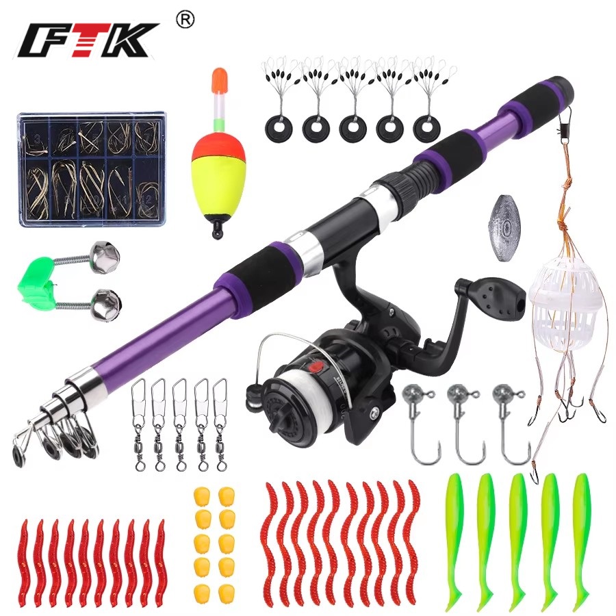 Fishing Line Spooler - Ftk 1.8m portátil fiação vara de