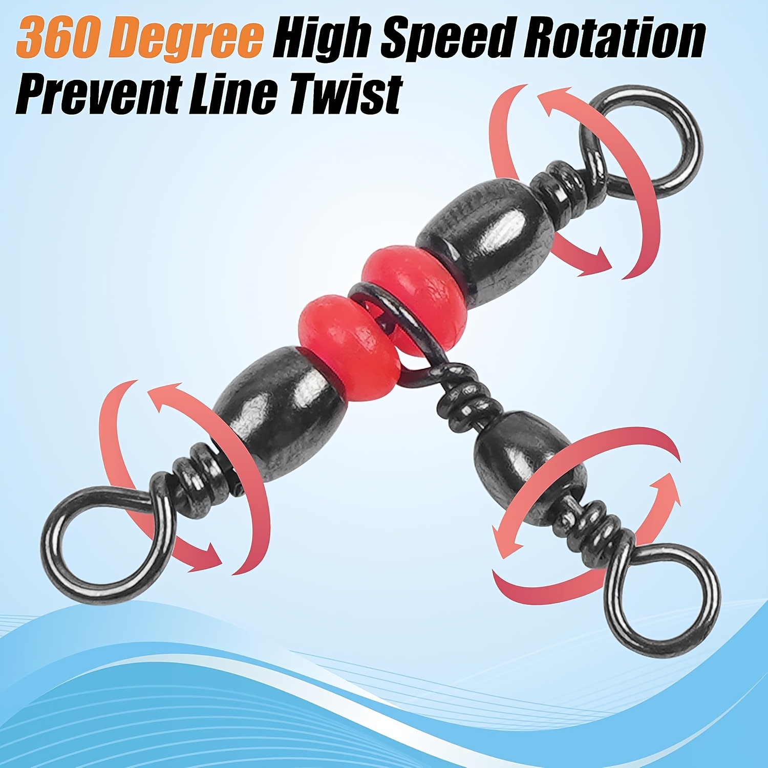 3 giros de três vias, barril g - Monofilament Line avaliação e preço