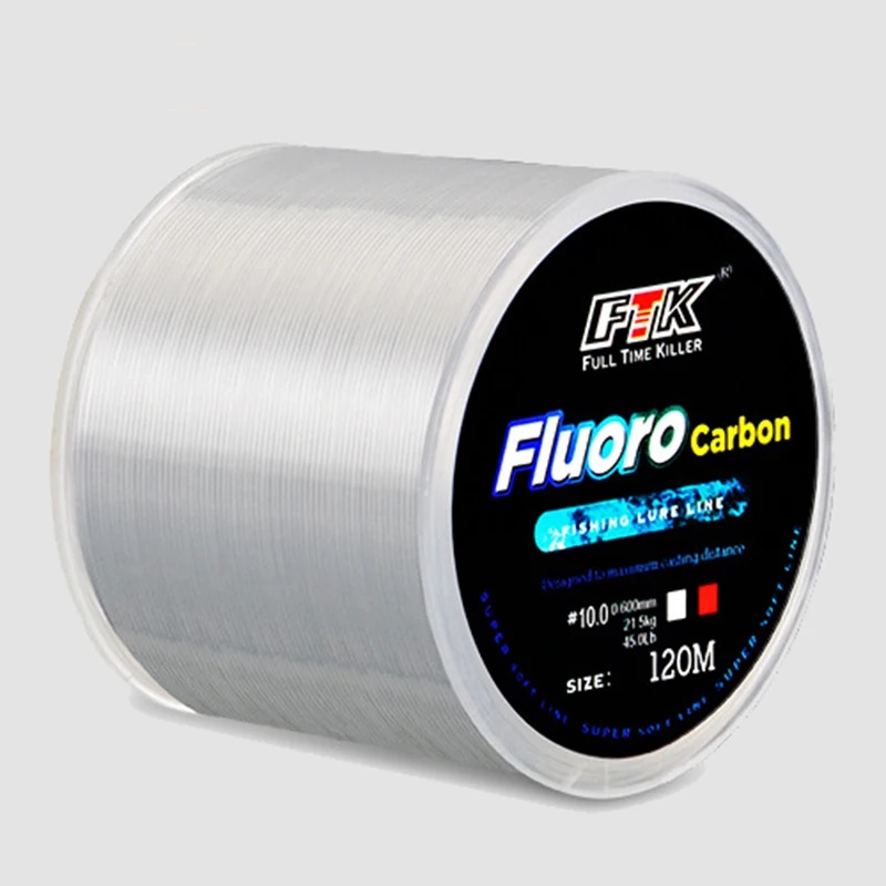Linha de pesca de 120m, 0.14mm - Fluorocarbon Line avaliação e preço