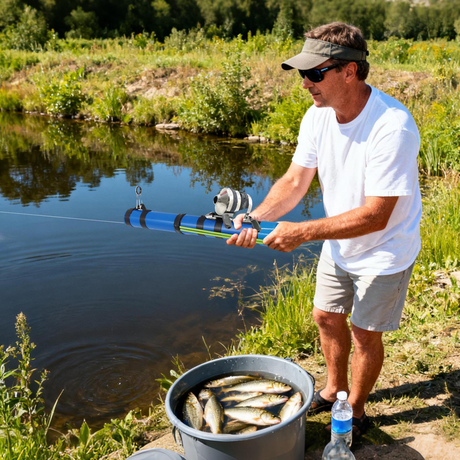 Vara de pesca estilingue desig - Fishing Line Spooler avaliação e preço