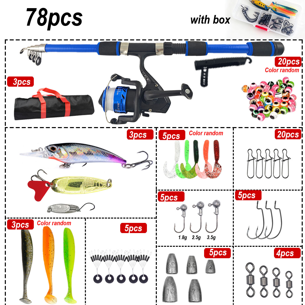 Conjunto de Vara de Pesca Tele - Freshwater Line avaliação e preço