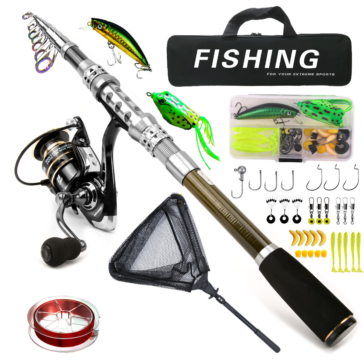 Conjunto de roda de vara de ca - Freshwater Line avaliação e preço