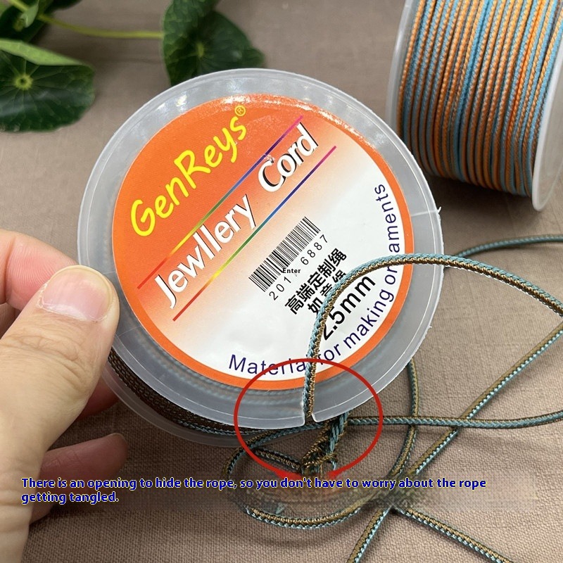 10m/rolo 2.5mm cor de dois ton - Braided Line avaliação e preço