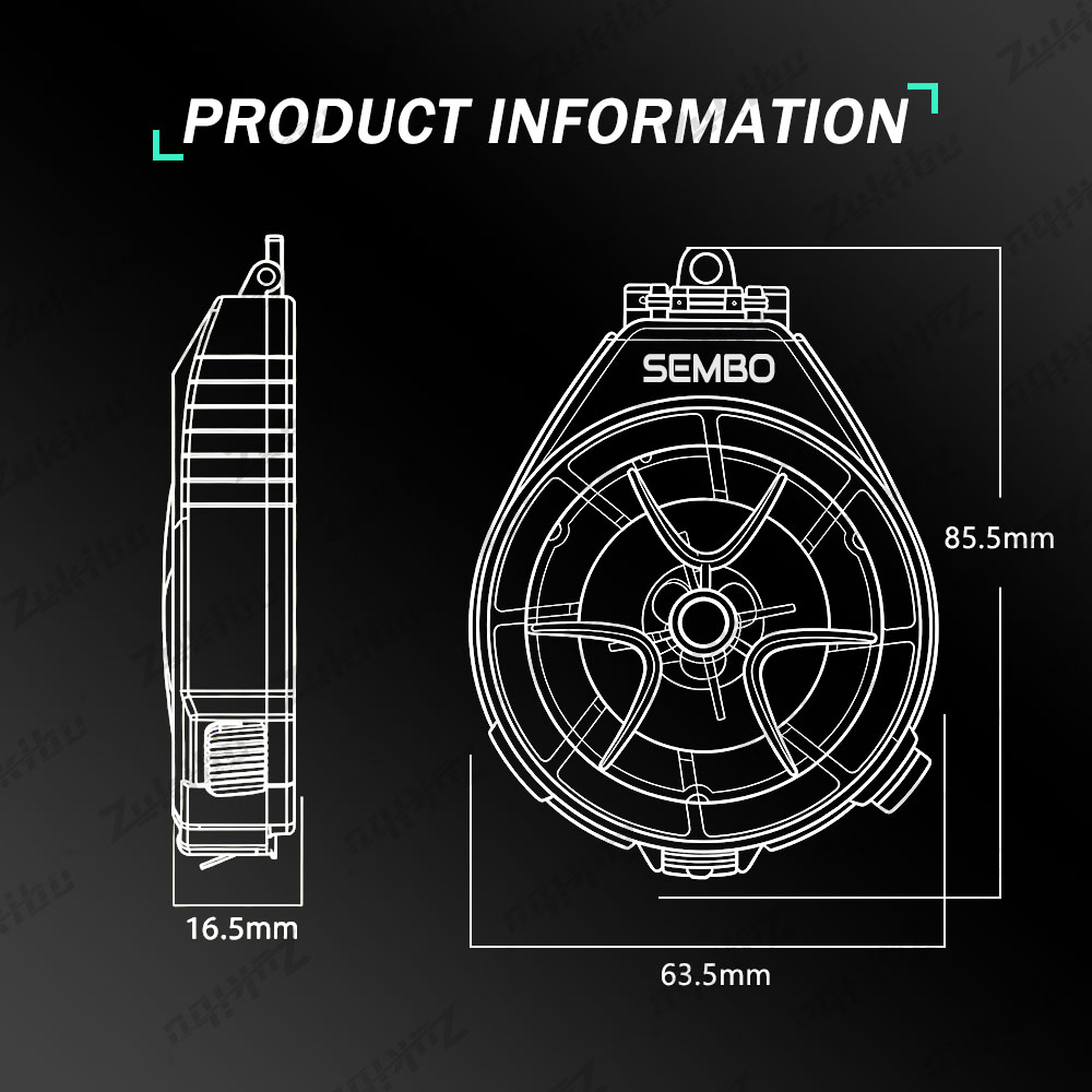 ZUKIBO Caixa compacta de armaz - Fishing Line Winder avaliação e preço