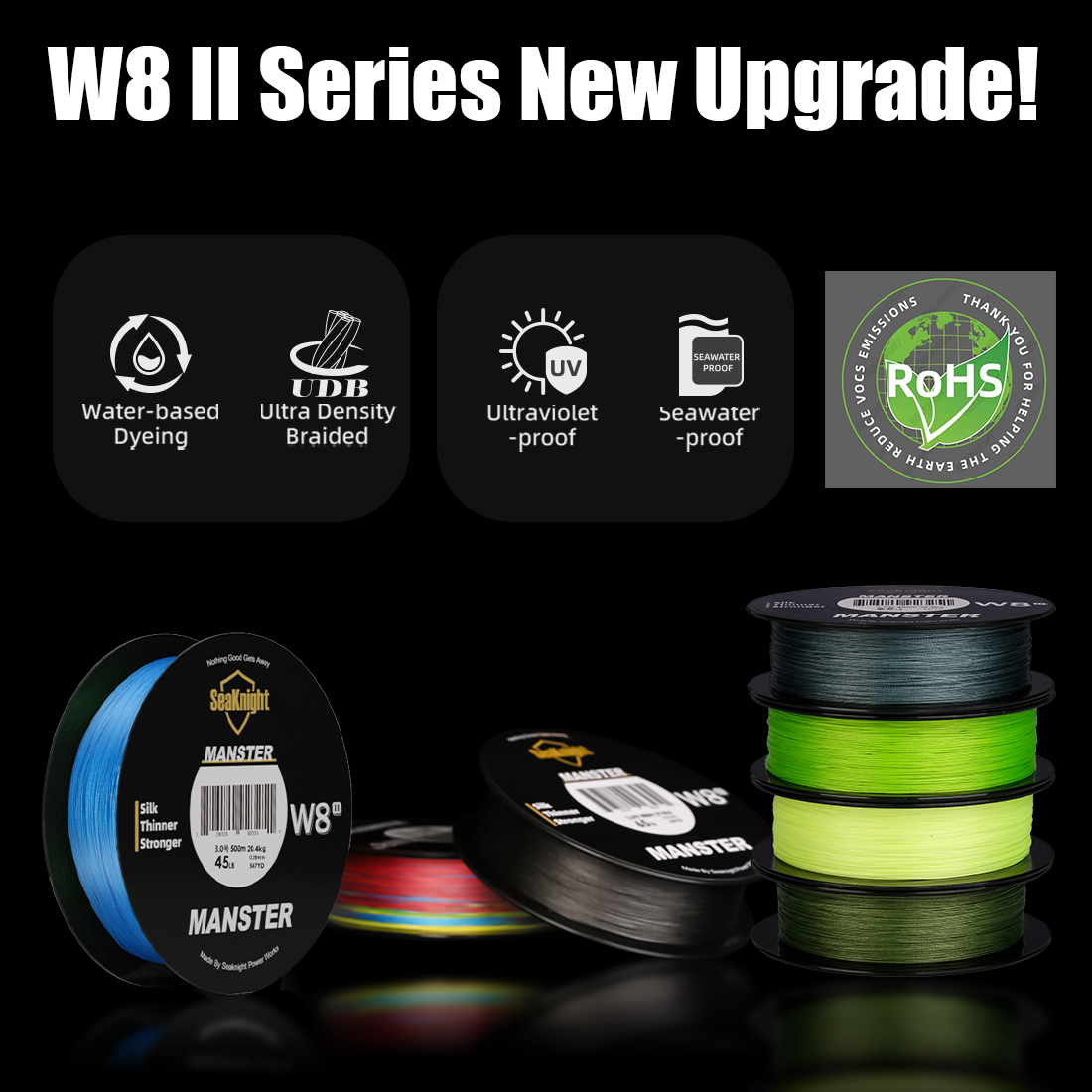 Linha de Pesca SeaKnight W8 II - Copolymer Line avaliação e preço
