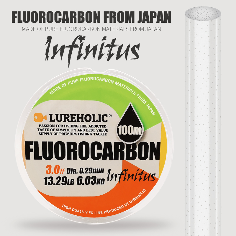 Lureholic Infinity Utra Soft 1 - Fluorocarbon Line avaliação e preço