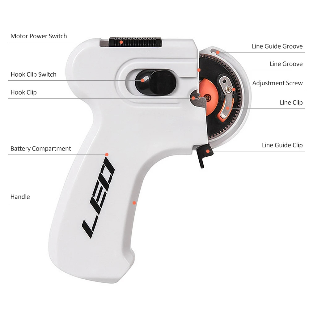Novo elétrico automático ganch - Fishing Line Cutter avaliação e preço