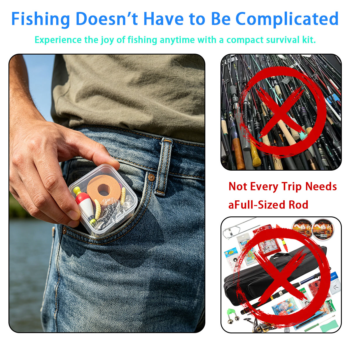 Conjunto portátil de equipamen - Fishing Line Box avaliação e preço
